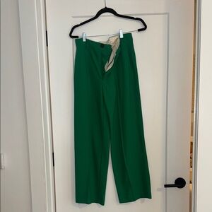 Zara Green Dress Pants